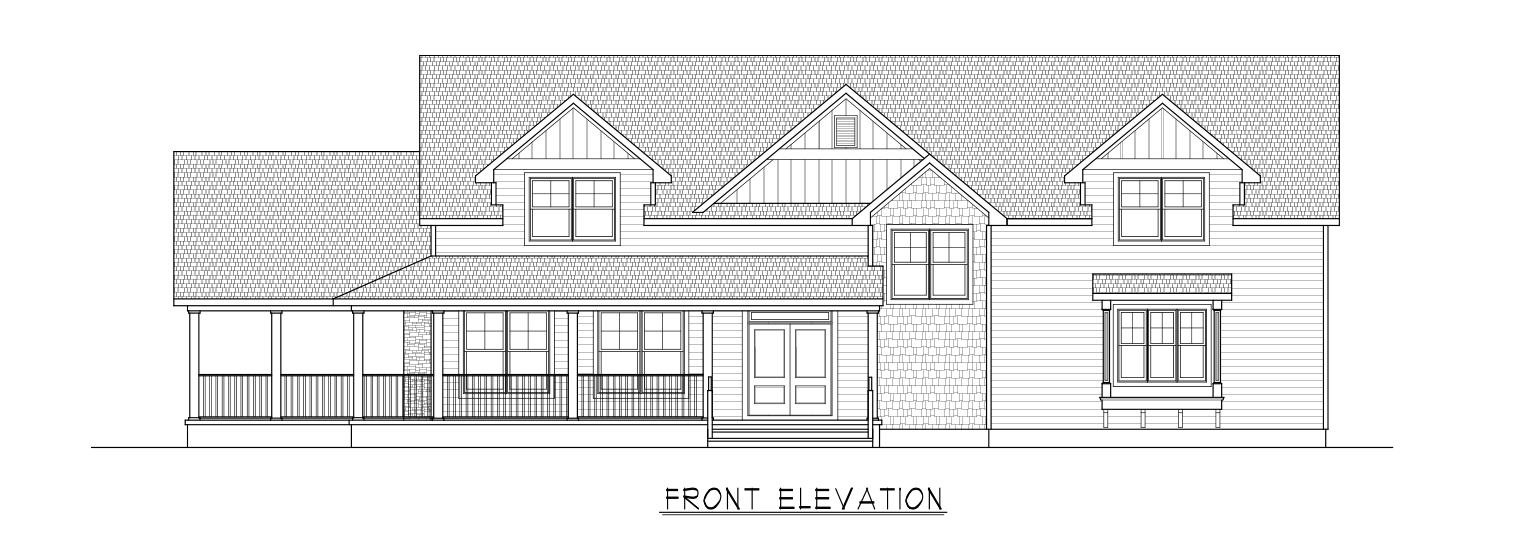 Coastal Homes & Design - The Woodland - Front Elevation