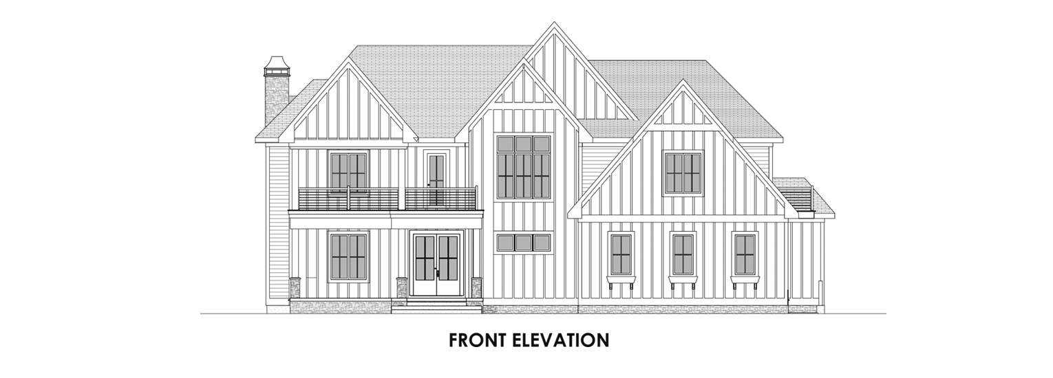 Coastal Homes & Design - The Nassau Front Elevation